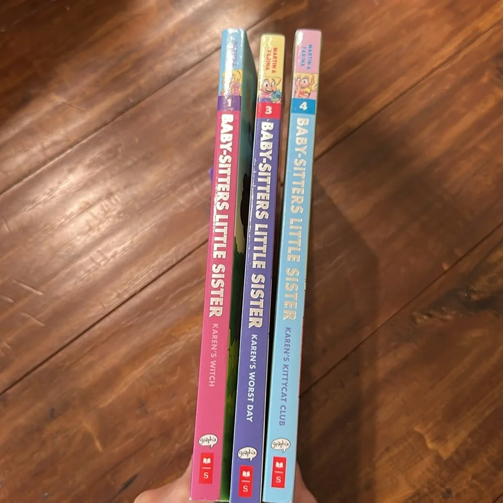 Baby-Sitters Little Sister Graphic Novel Book Lot 1 3 4 Graphix